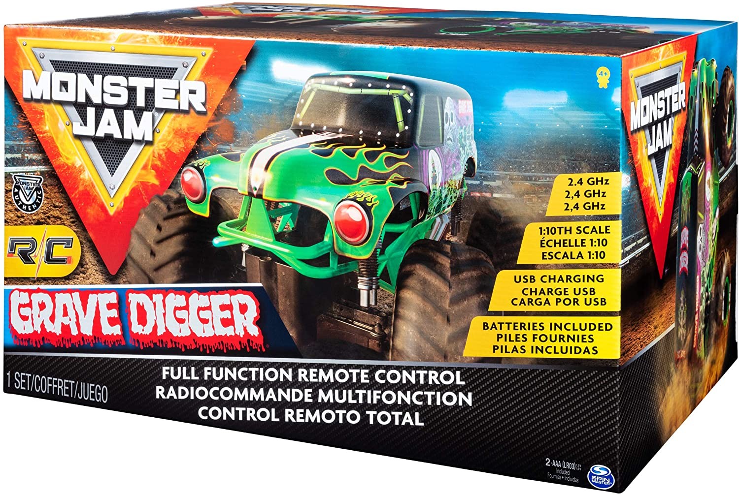 Buy Monster Jam - Grave Digger RC Scale 1:10 (6044994)