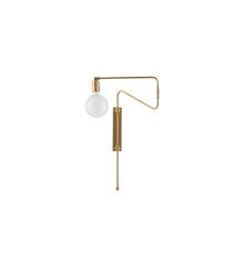 House Doctor - Swing Wall Lamp  Small - Brass (203660212)
