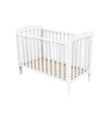 BabyDan - Sofie Cot Bed w. Drop Side 60x120 cm - White