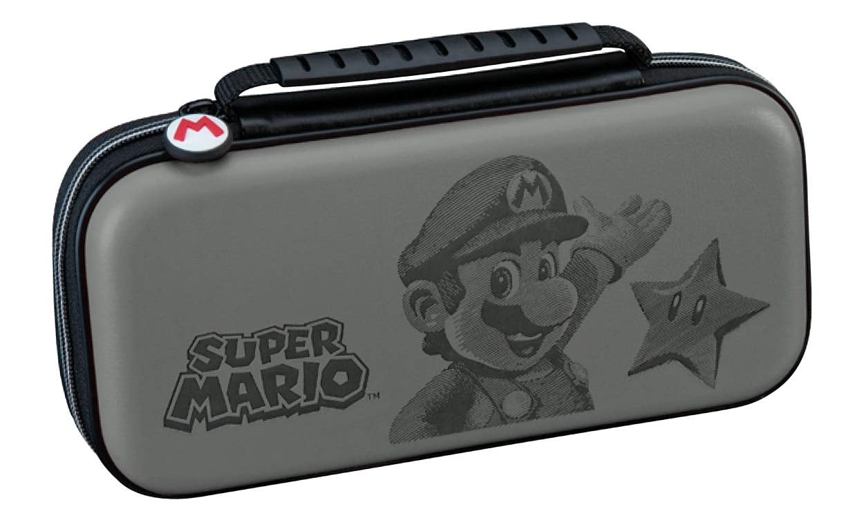 Big Ben Nintendo Switch Official Travel Case Grey Mario - Videospill og konsoller