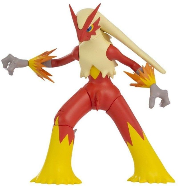 Pokémon- Battle Feature Figur - Blaziken (11 cm) (97665)