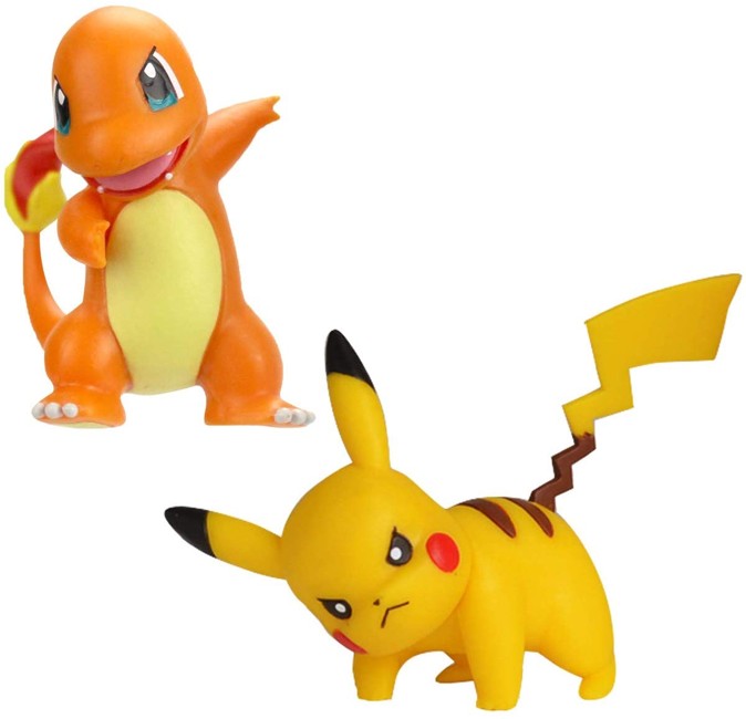 Pokemon - Battle Figur - Pikachu & Charmander (5cm) (95032)