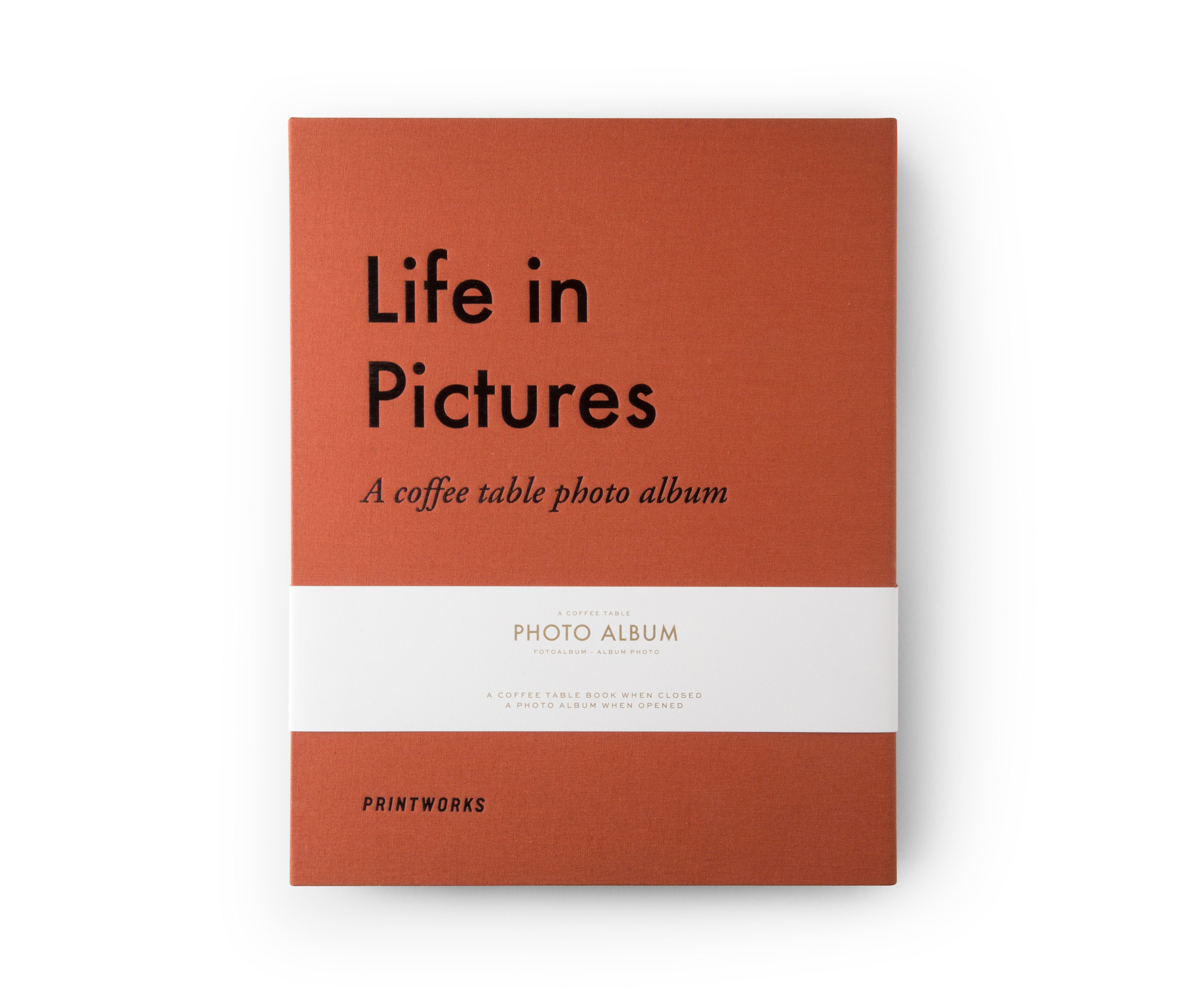 Photo Album Life In Pictures Orange (PW00152)  - Onlineshop Coolshop