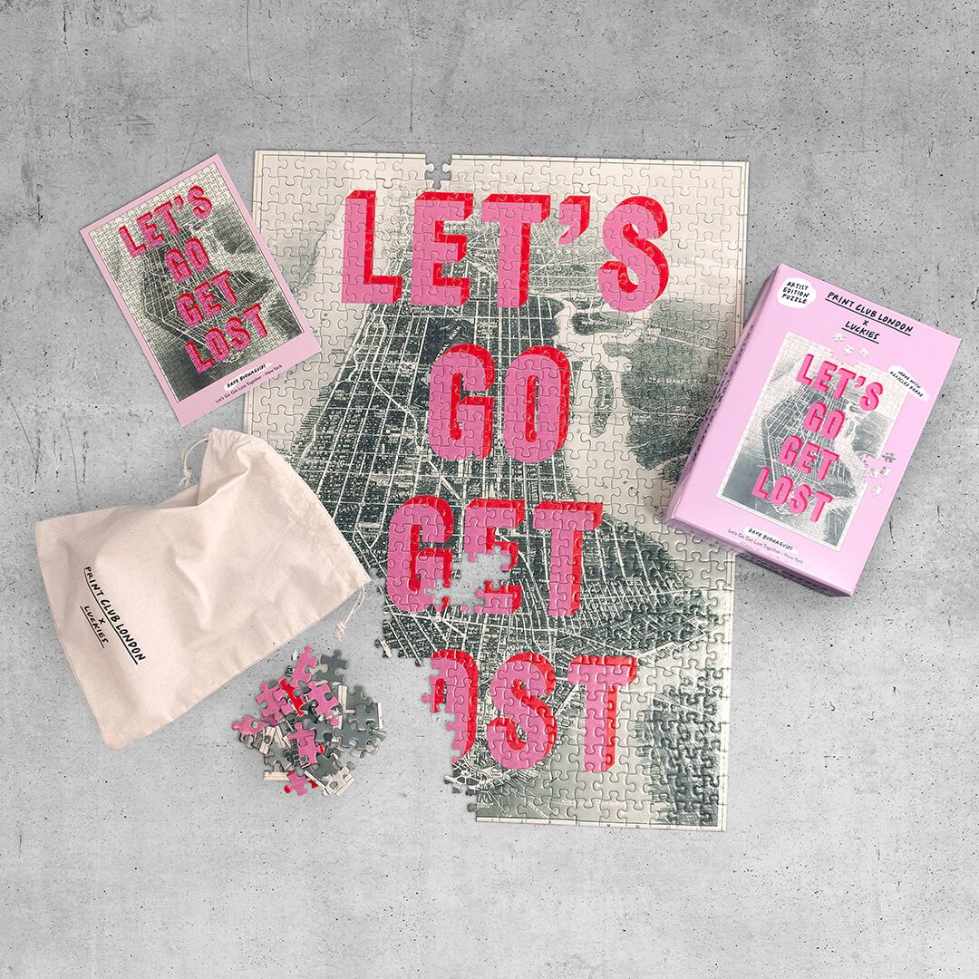 Print Club London x Luckies – Let’s Go Get Lost Together – NY - 500 Pieces Puzzle