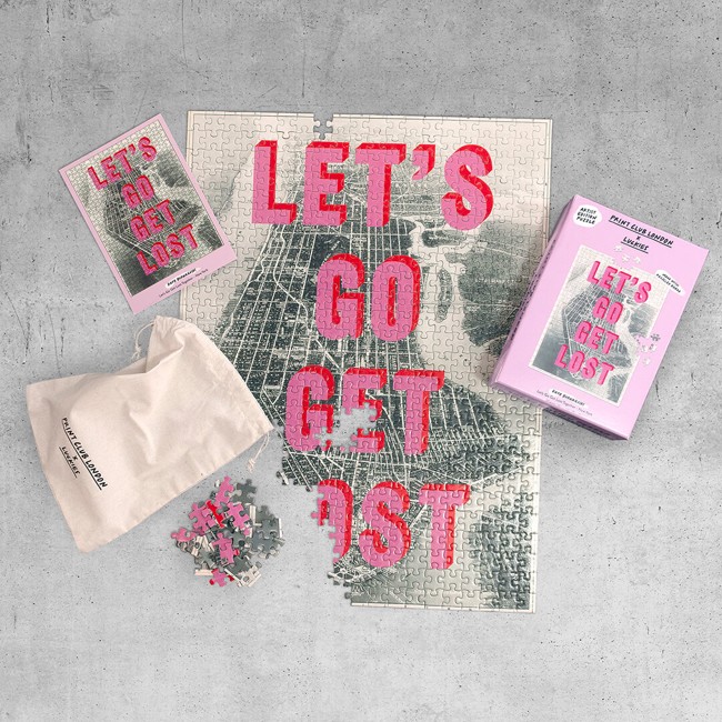 Print Club London x Luckies – Let’s Go Get Lost Together – NY - 500 Stk Puslespil