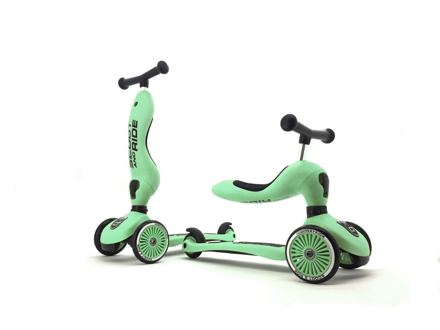 Scoot and Ride - 2 in 1 Balance Bike/ Scooter - Kiwi (HWK1CW12)