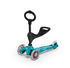 Micro - Mini 3-i-1 Deluxe Løbehjul - Aqua