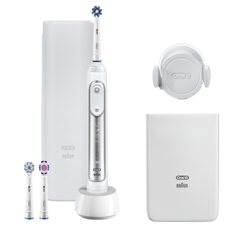 Oral-B - Genius 8200W Electric Toothbrush - Silver