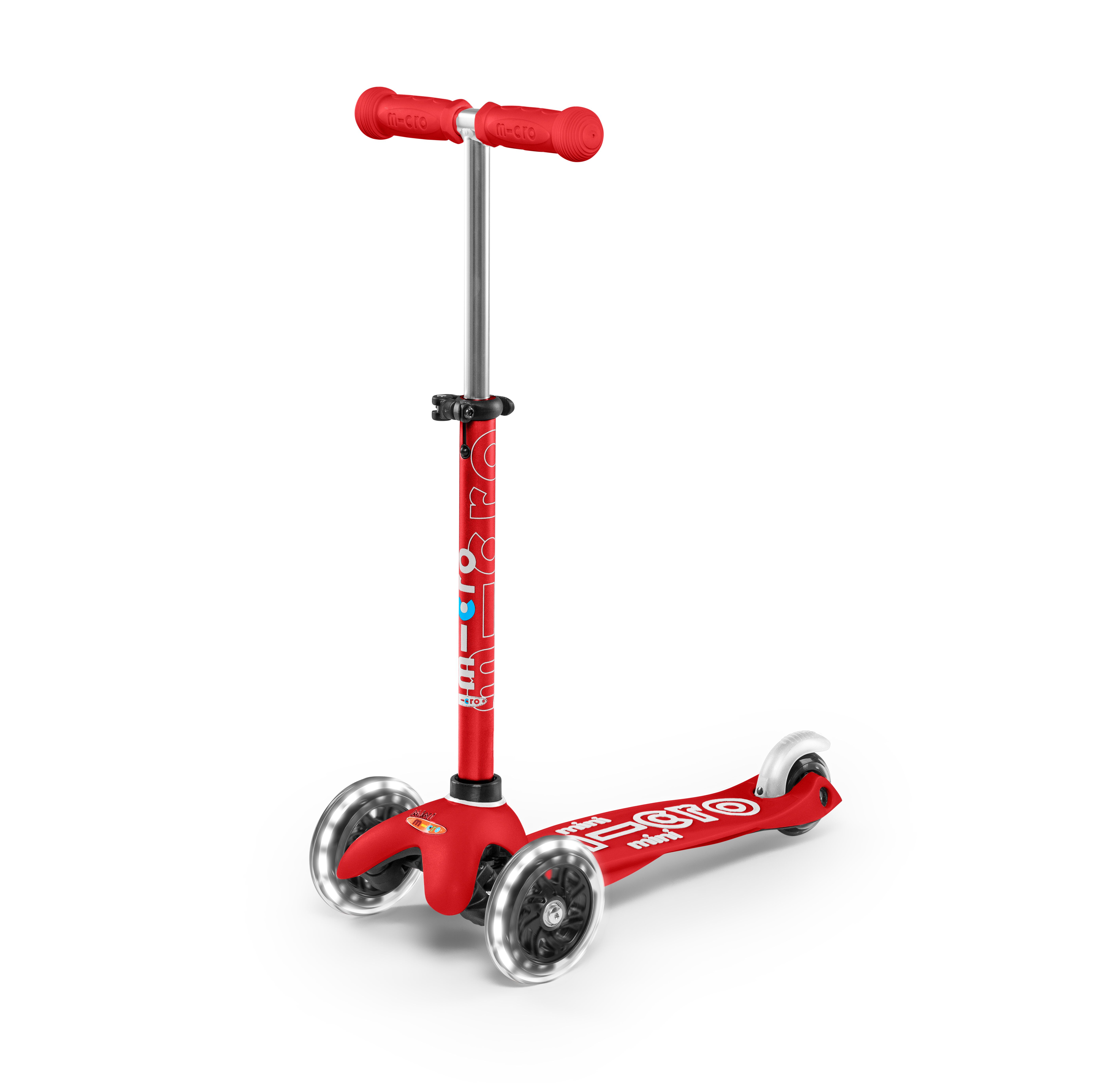Micro - Mini Deluxe LED Scooter - Red (MMD052) - Leker