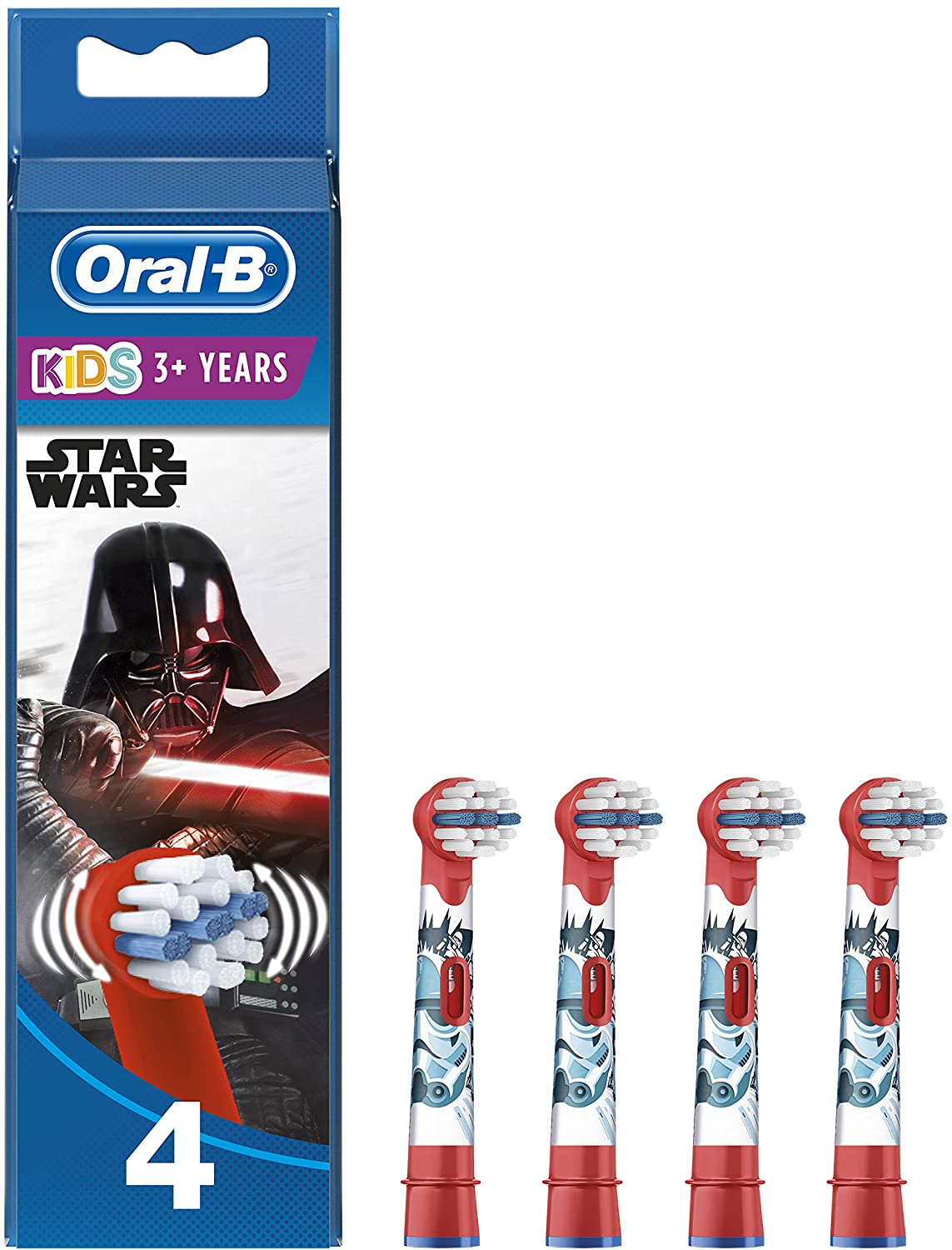 Oral-B - Toothbrush Head With Figures From Star Wars (4 Pcs)