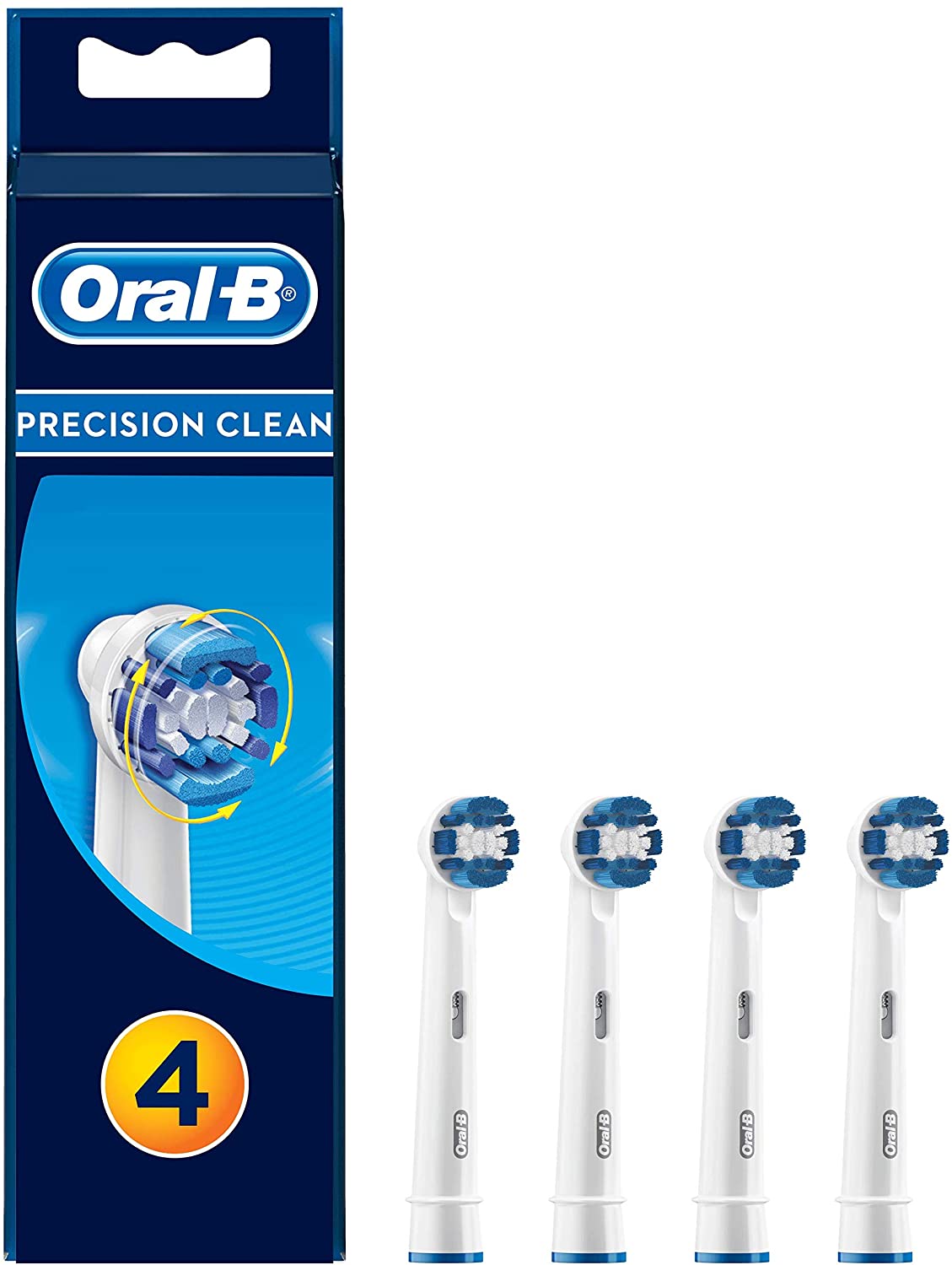 Oral-B - Precision Clean Toothbrush Head (4 Pcs)
