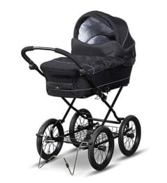 Trille - Fix Standard Pram - Black Alligator