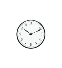 Arne Jacobsen - Station Wall Clock Ø 21 cm - Black (43633)