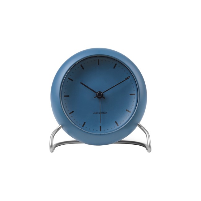 Arne Jacobsen - City Hall Table Clock - Blue (43691)