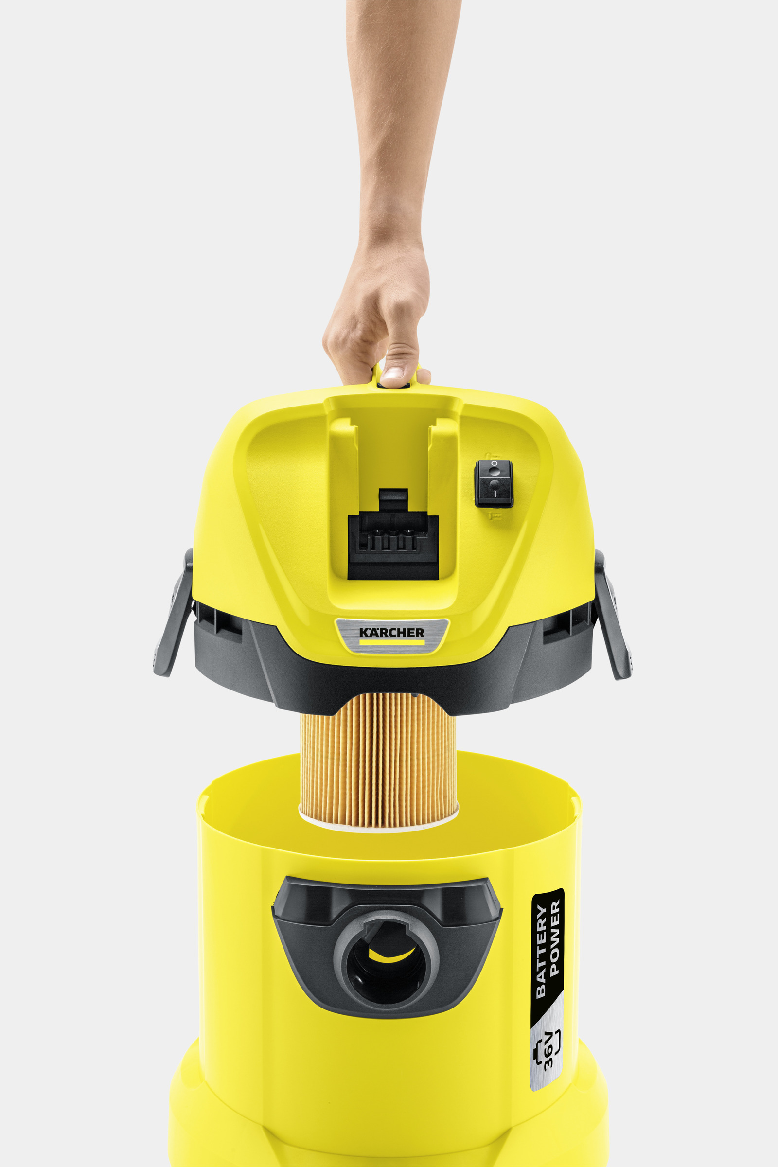 Köp Kärcher WD 3 Multi Purpose Vacummcleaner Cordless (1 Kärcher Dammsugare WD 3 Battery Set | Billig