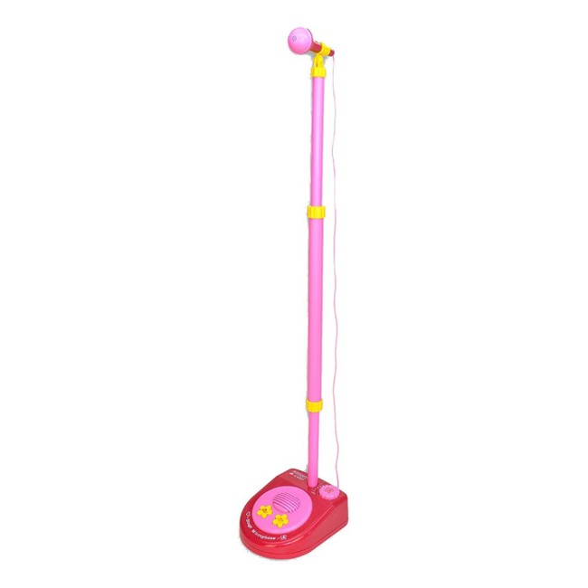 Bontempi - Pink mikrofon på stang med højttaler (401271)