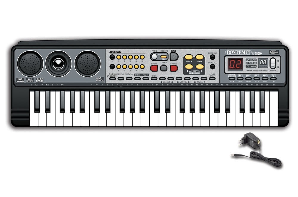 bontempi digital keyboard with 49 midi keys