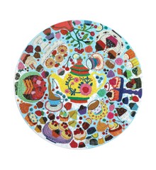 eeboo - Rundt puslespil - Tea Party, 500 brikker (EPZFTEA)