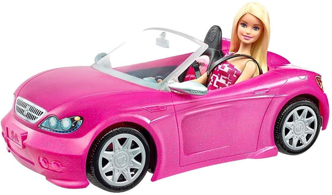 Barbie - Dukke og Bil (DJR55)