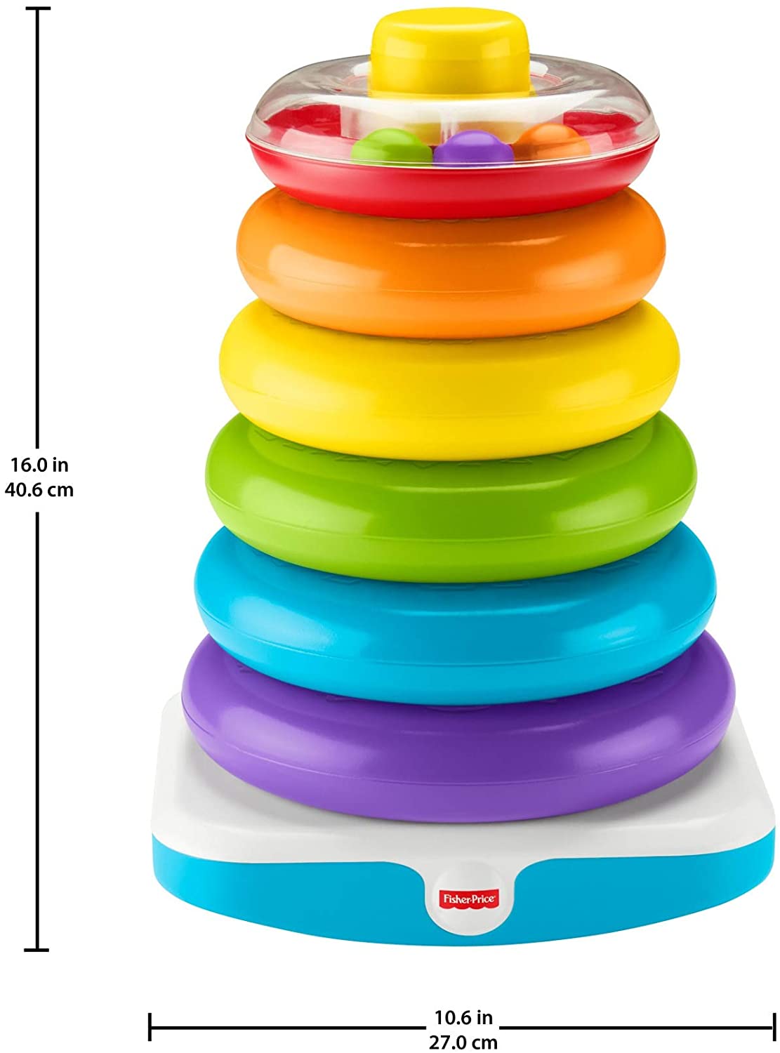 Fisher-Price - Giant Rock-a-Stack - 40 cm (GJW15)