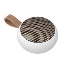 KreaFunk - aGO Bluetooth Speaker - White/Rose Gold Grill (Kfwt31)