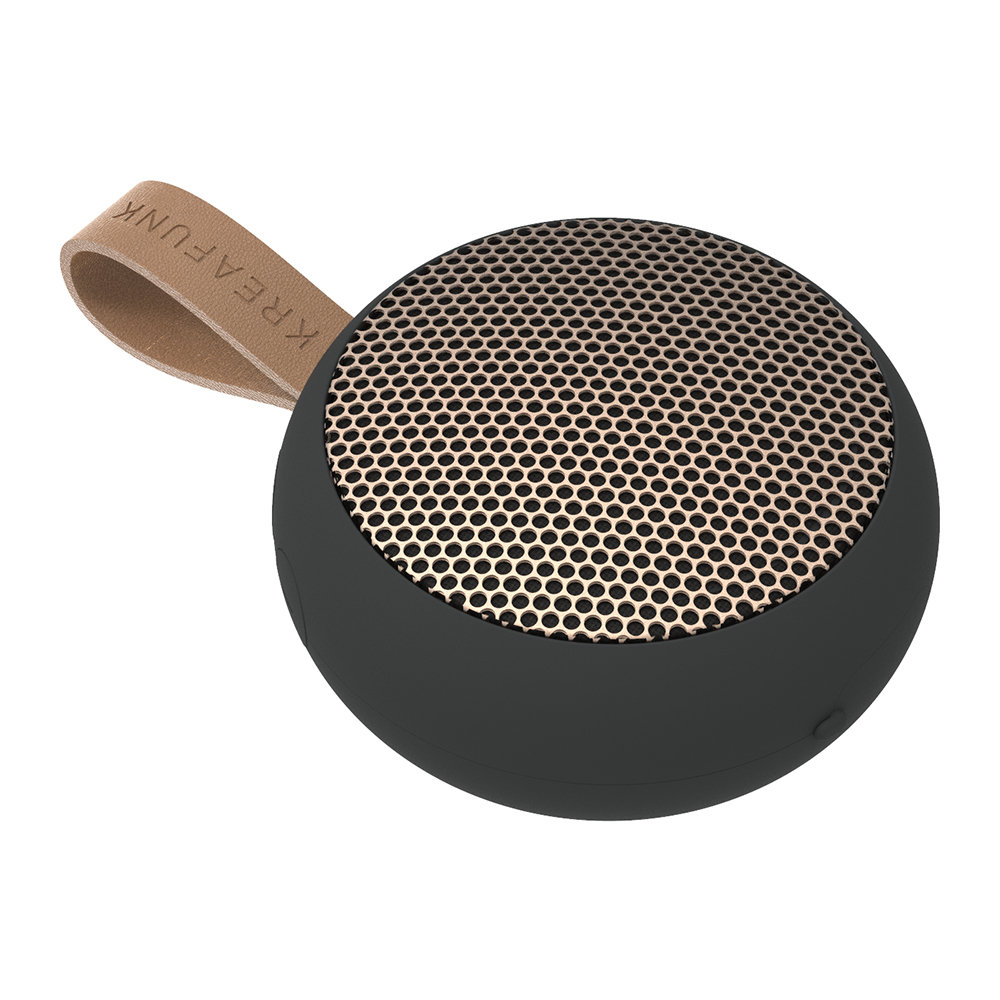 KreaFunk - aGO Bluetooth Speaker - Black/Rose Gold Grill (Kfwt32)