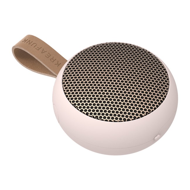 Kreafunk - aGO Bluetooth Speaker - Dusty Pink/Rose Gold Grill (Kfwt33)