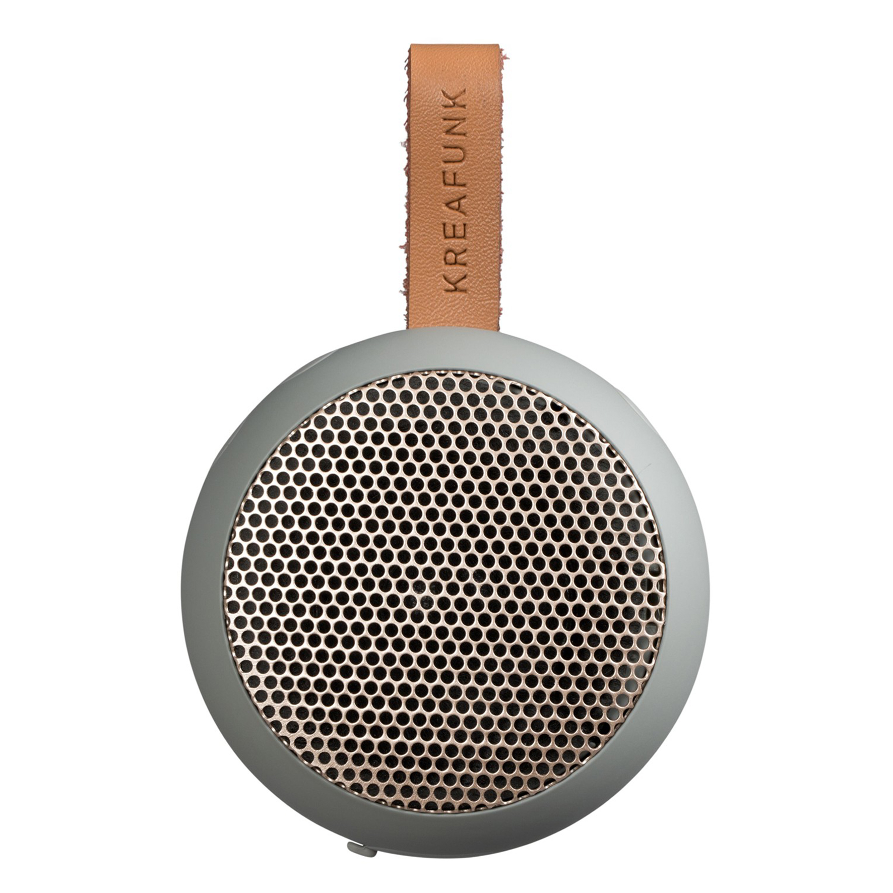 KreaFunk - aGO Bluetooth Speaker - Cool Grey/Rose Gold Grill (Kfwt34)