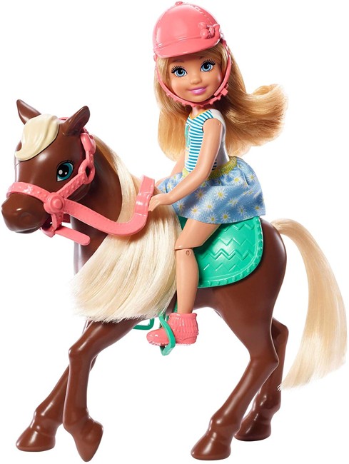 Barbie - Chelsea & Pony (Blonde) (GHV78)