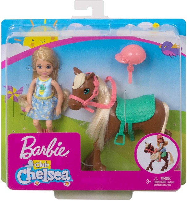 Barbie - Chelsea & Pony (Blonde) (GHV78)