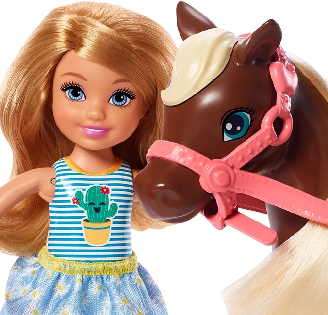 Barbie - Chelsea & Pony (Blonde) (GHV78)