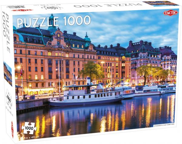 Tactic - Puzzle 1000 pc - View of Stockholm