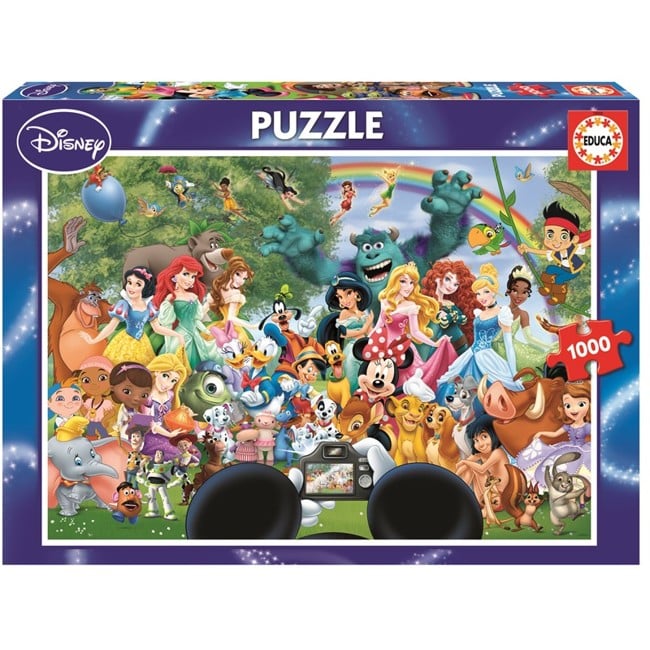 Educa - Puslespil 1000 brikker - The Marvellous World Of Disney II (016297)