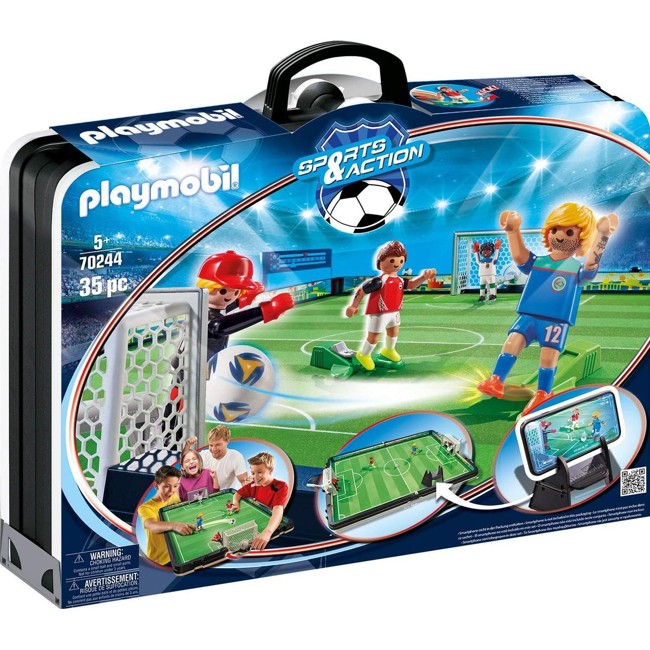 Playmobil - Stor bærbar fodboldarena (70244)