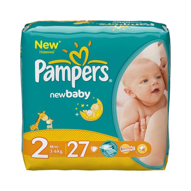 Pampers - New Baby Dry Diaper Str. 2