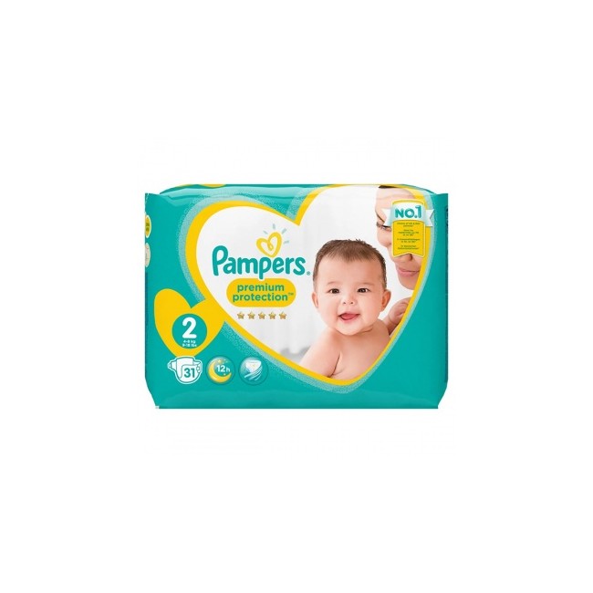 Pampers - Premium Care Baby Nappies Str. 2 - 31 stk