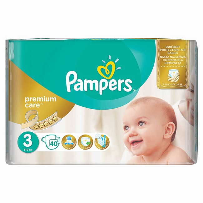 Pampers - Premium Care Nappies Str. 3