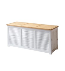 Cinas - Storage Box - Teak Wood/White (5068012)