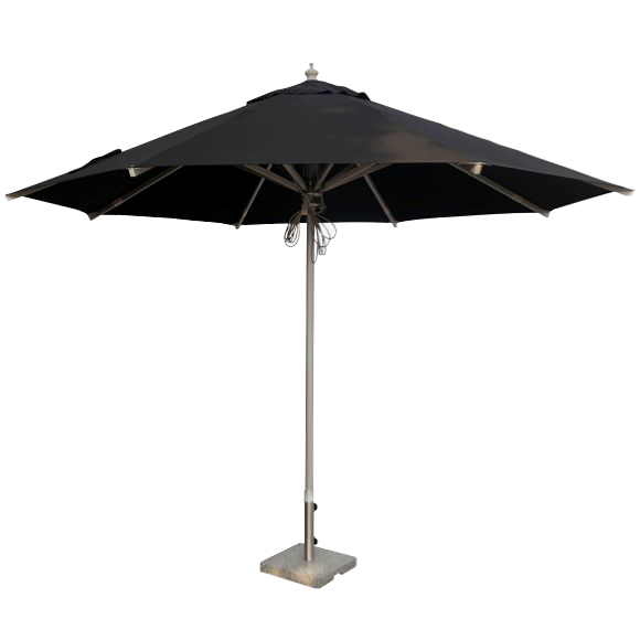 Cinas - Antibes Umbrella Ø 3,3 meter - Black (6110020)