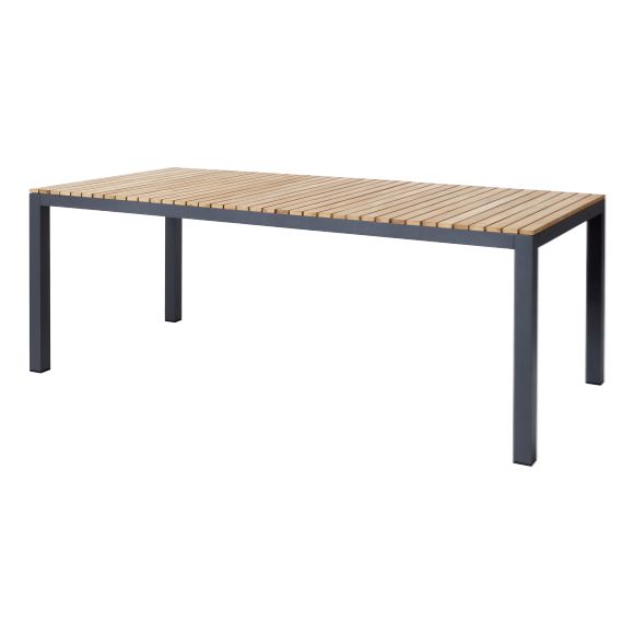 Cinas - Mood Extreme Garden Table 208,5 x 100 cm - Teak Wood/Antracit (2560022)