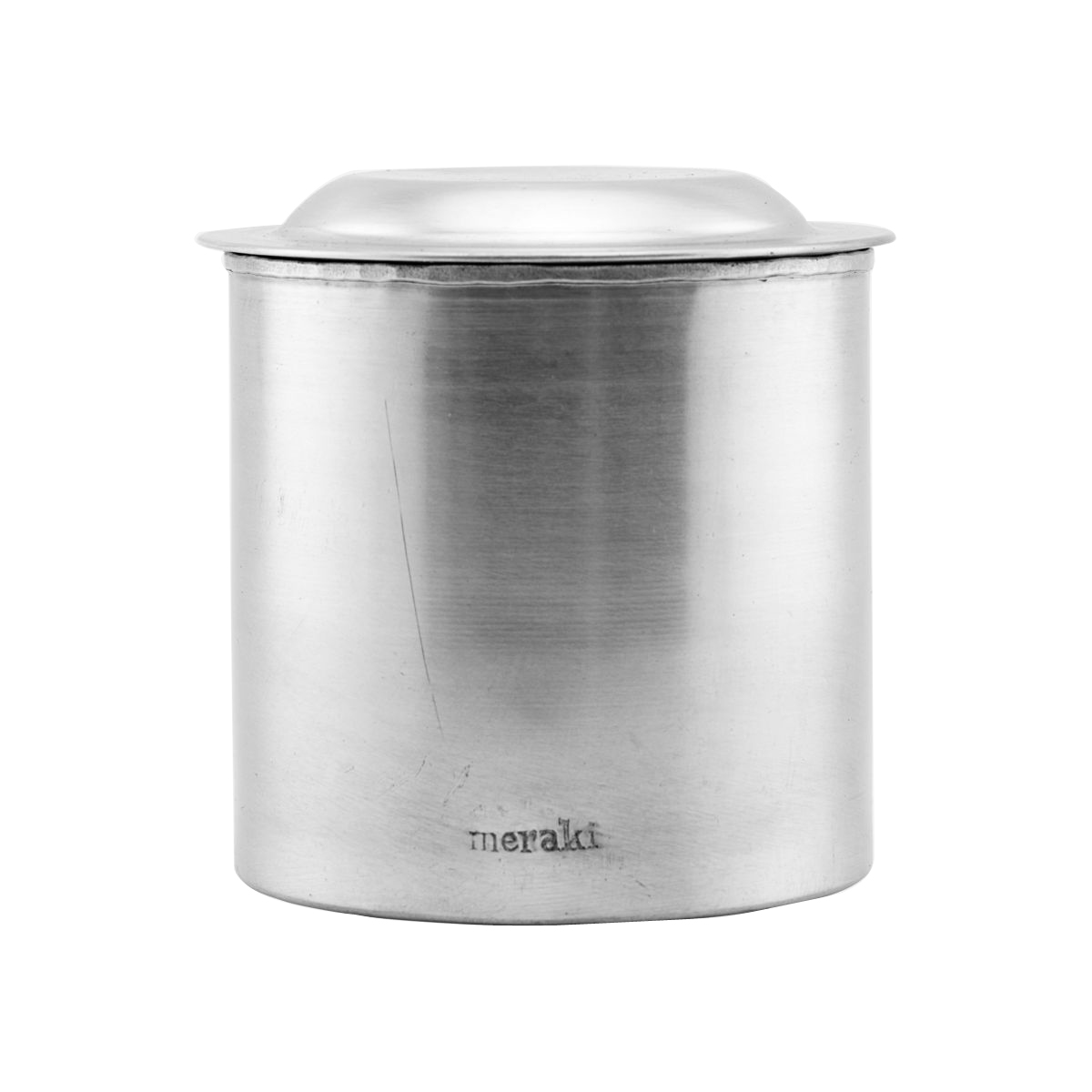 Meraki - Jar With Lid Large - Silver Finish (303820005)