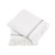 Meraki - Håndklæde 50 x 100 cm 2 pack - Hvid/Grå Striber thumbnail-1