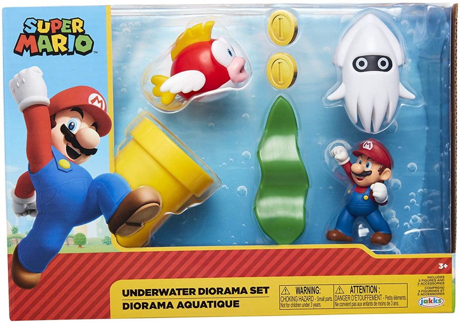 Super Mario - 6 cm Underwater Diorama Set (400164)
