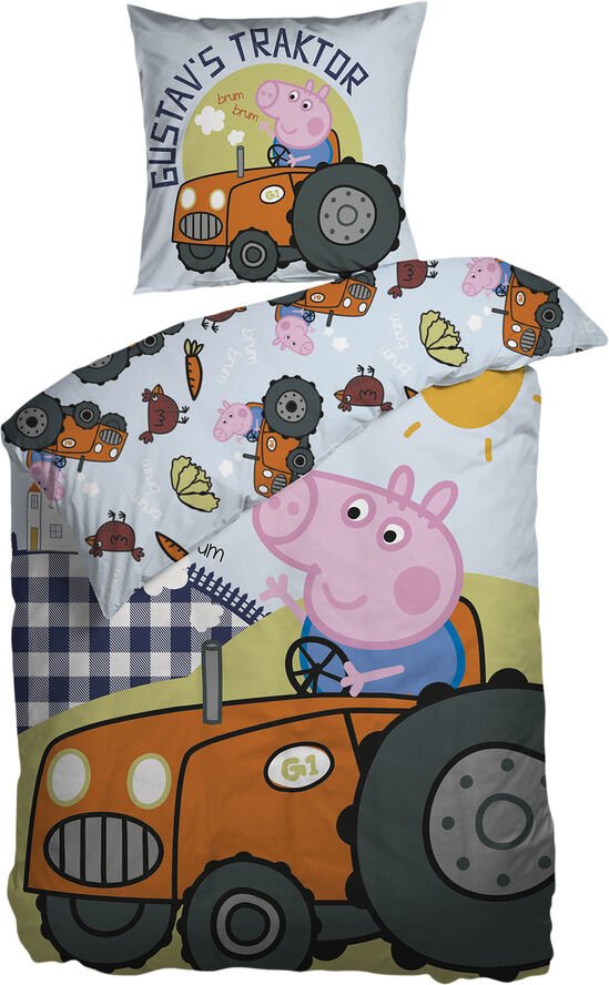 Bed Linen - Adult Size 140 x 200 cm - Geroge Pig  (160012)