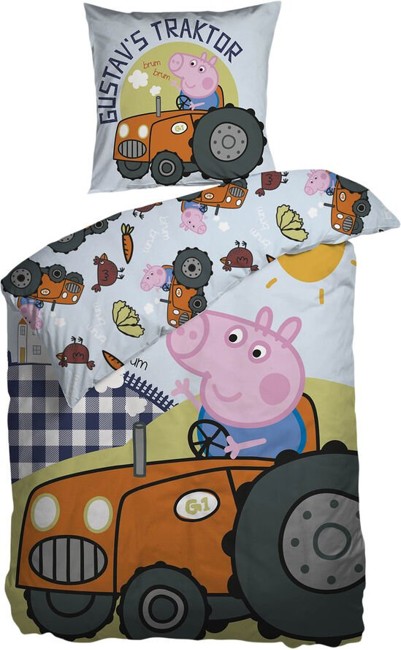 Bed Linen - Adult Size 140 x 200 cm - Geroge Pig  (160012)