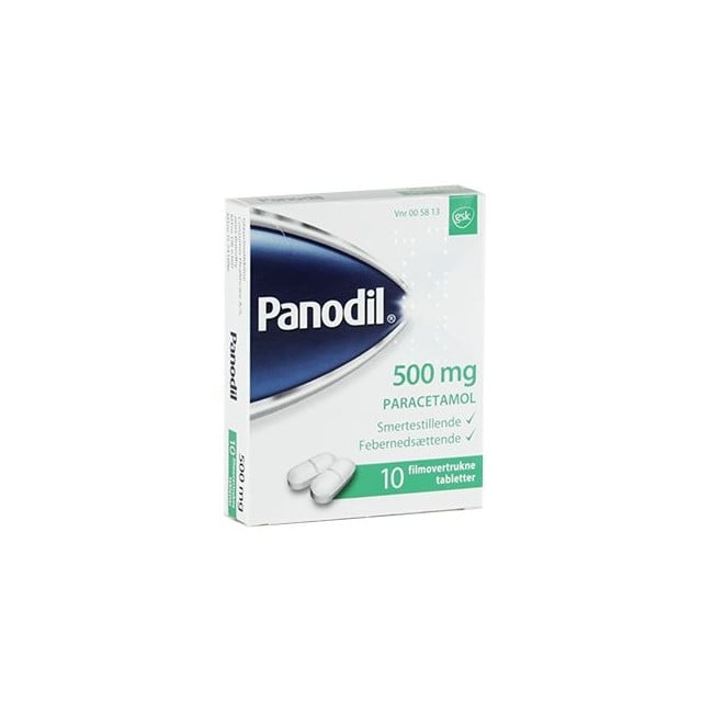 Panodil, 500 mg - 10 stk (005813)