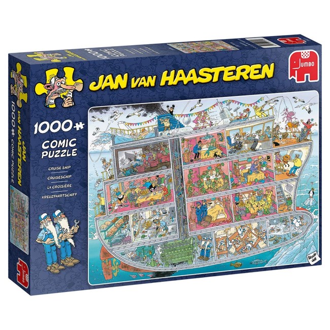 Jan Van Haasteren - Krydstogtskib (1000 Brikker)