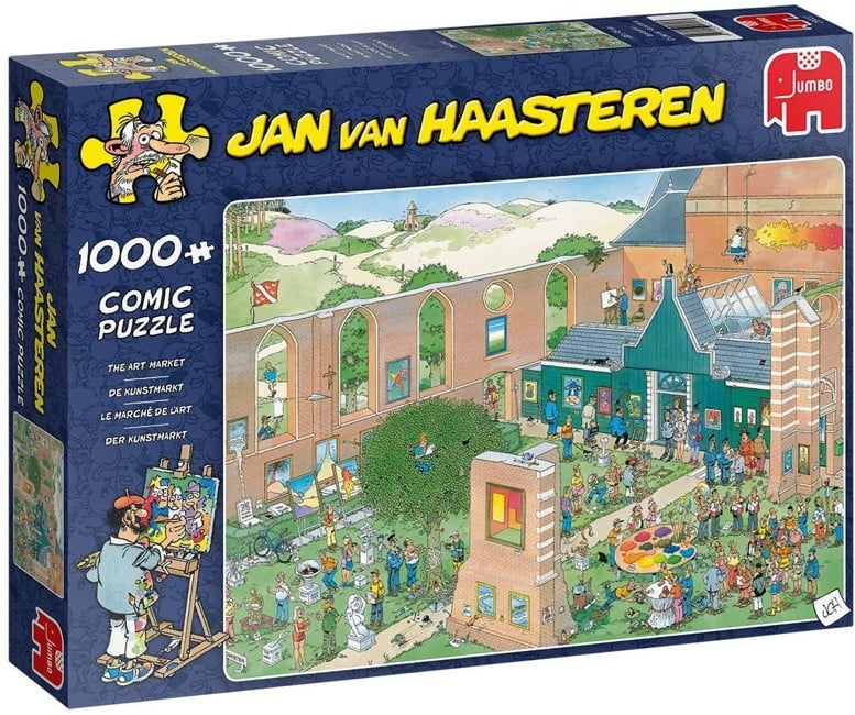 Jan Van Haasteren - The Art Market,  1000 Piece Puzzle (JUM0022)