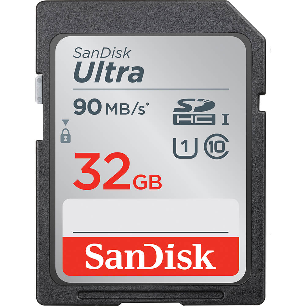 Sandisk - SD-HC Memory Card SD Ultra Memory Capacity 32GB