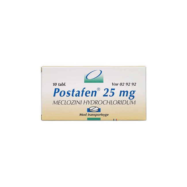 Postafen tabletter, 25 mg - 10 stk. (029292)